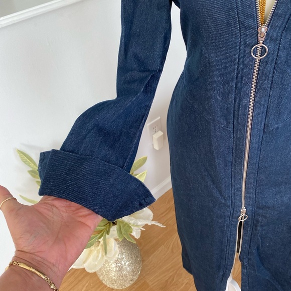 ZARA JUNIO’S DARK DENIM DRESS SIZE S - Picture 7 of 15